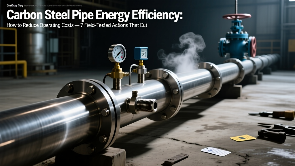 Cut Pumping Energy 22–41% in Carbon Steel Pipes