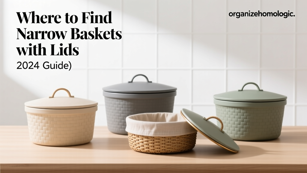 Where to Find Narrow Baskets with Lids (2024 Guide)