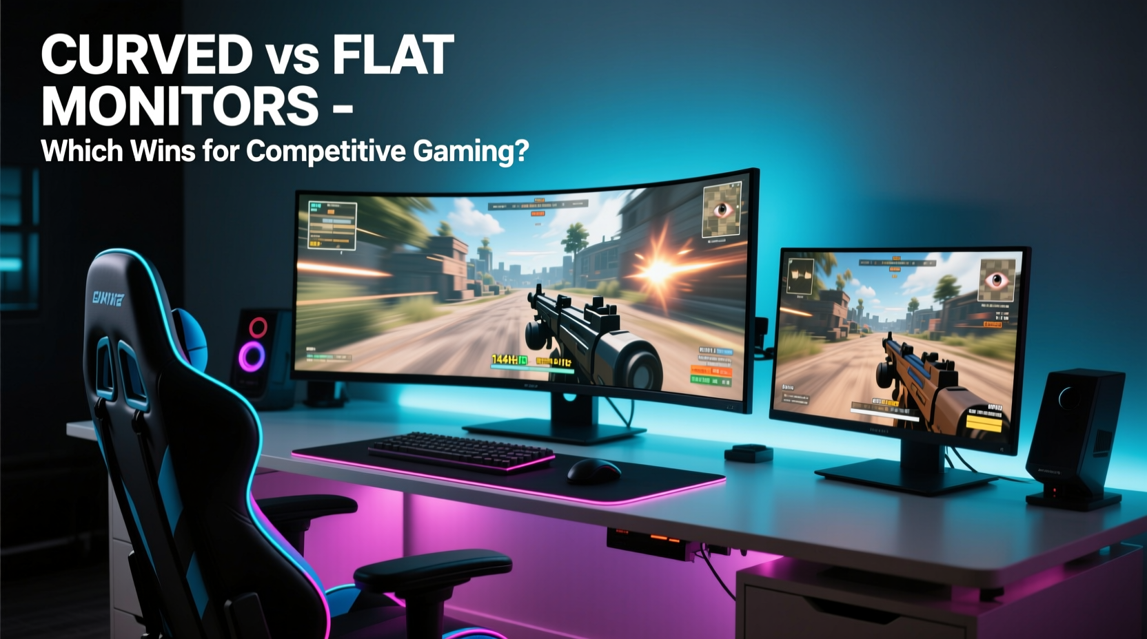 curved vs flat monitors which one is actually better for competitive gaming