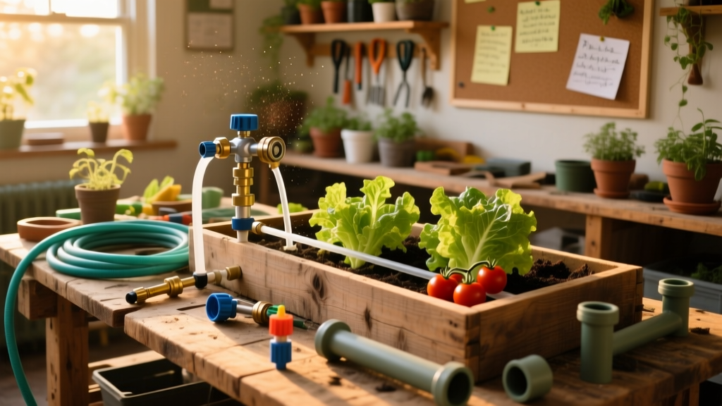 DIY Drip Irrigation System for Vegetable Gardens