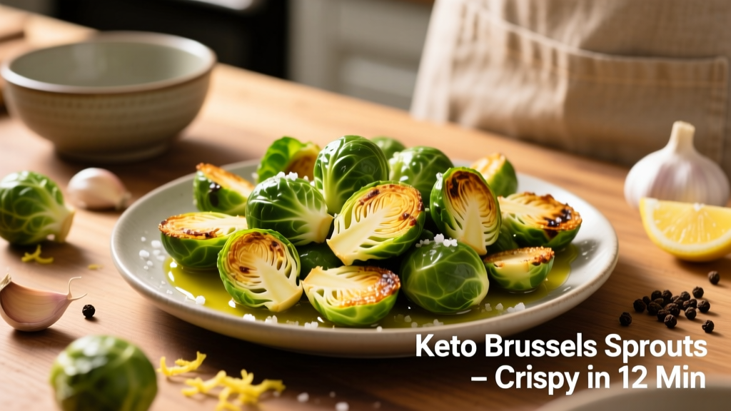 Keto Brussels Sprouts in Air Fryer (Crispy & Easy!)