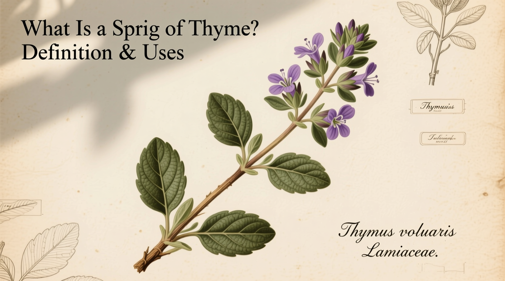 Thyme Sprigs: 3 Cooking Uses | TheHomeSprouts