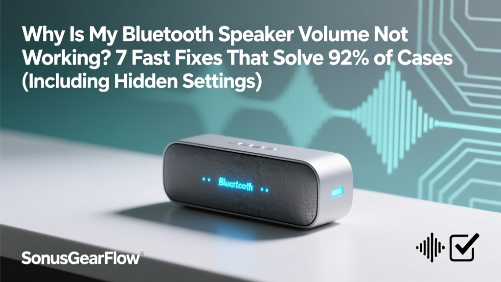 Bluetooth Speaker Volume Not Working? 7 Fixes (2026)