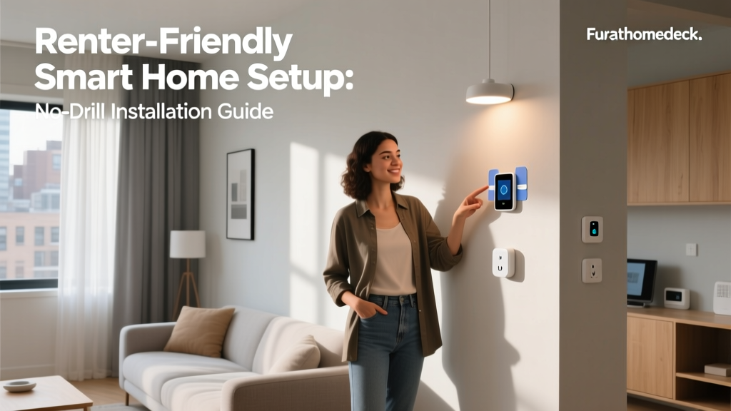 Renter-Friendly Smart Home Setup: No-Drill Installation Guide