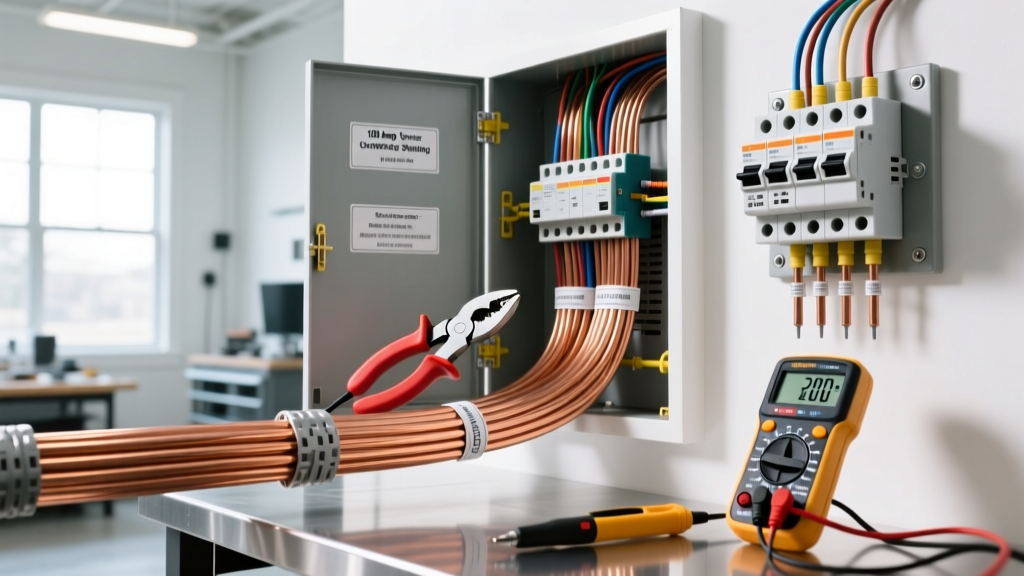 100 Amp Service Wiring: Conductor Sizing, Voltage Drop, and NEC Rules