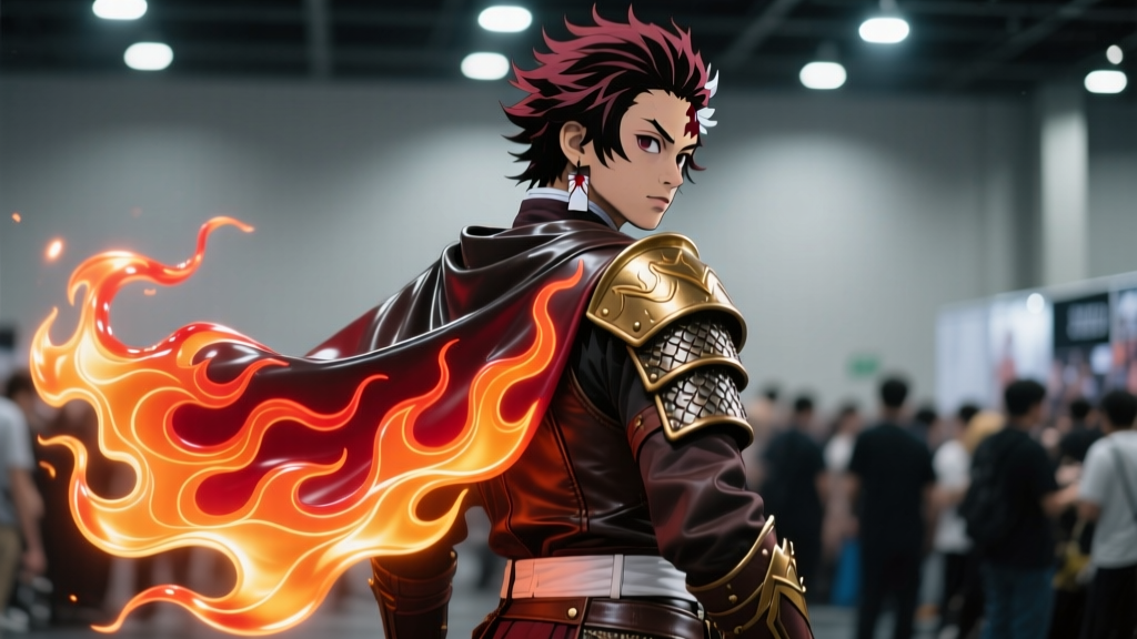Build Rengoku Flame Cape with Heat-Resistant