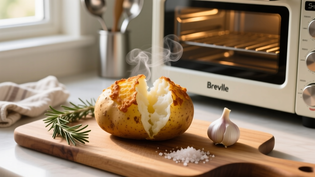 Bake Potatoes in Breville Smart Oven Air: Crispy Skin,