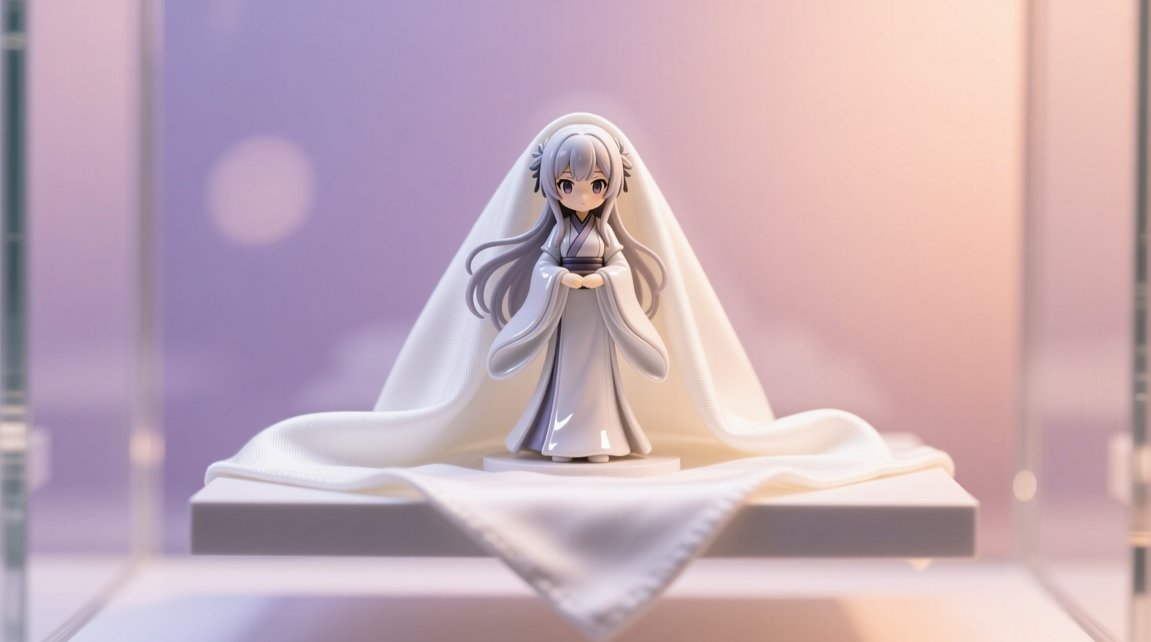 how to clean figurine display cloths without streaks
