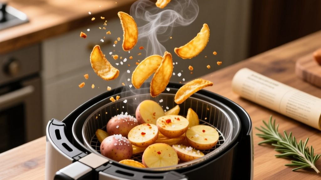 Crispy Frozen Oven Chips in the Air Fryer (Every Time)