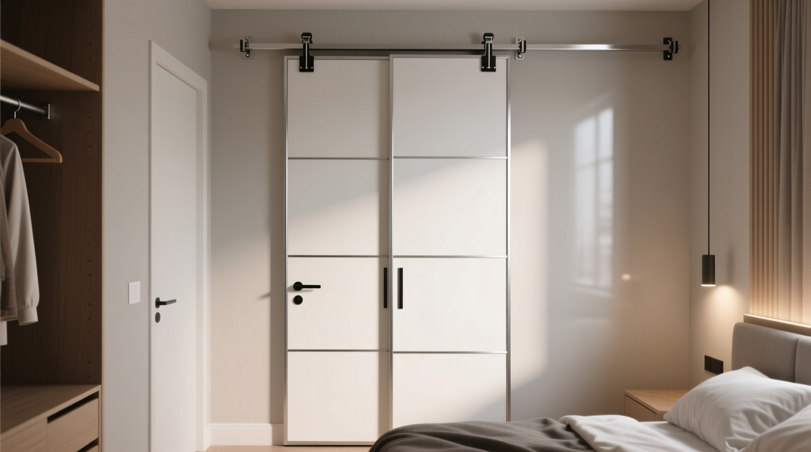 renter friendly closet door upgrade ideas