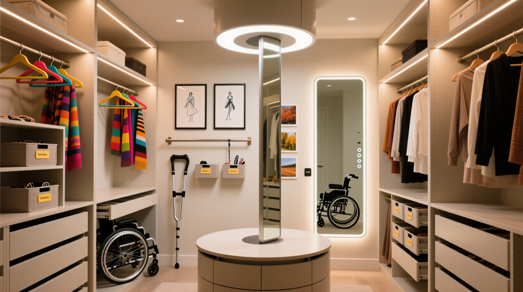 closet organization tips for mobility style