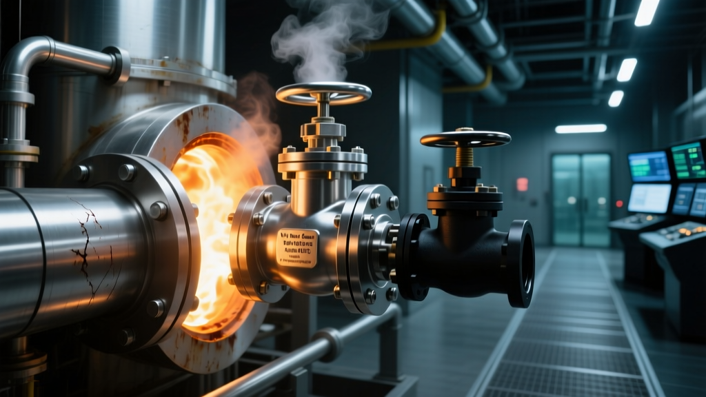 Glass Furnace Gate Valve Failures at 1500°C — Fix in 72h