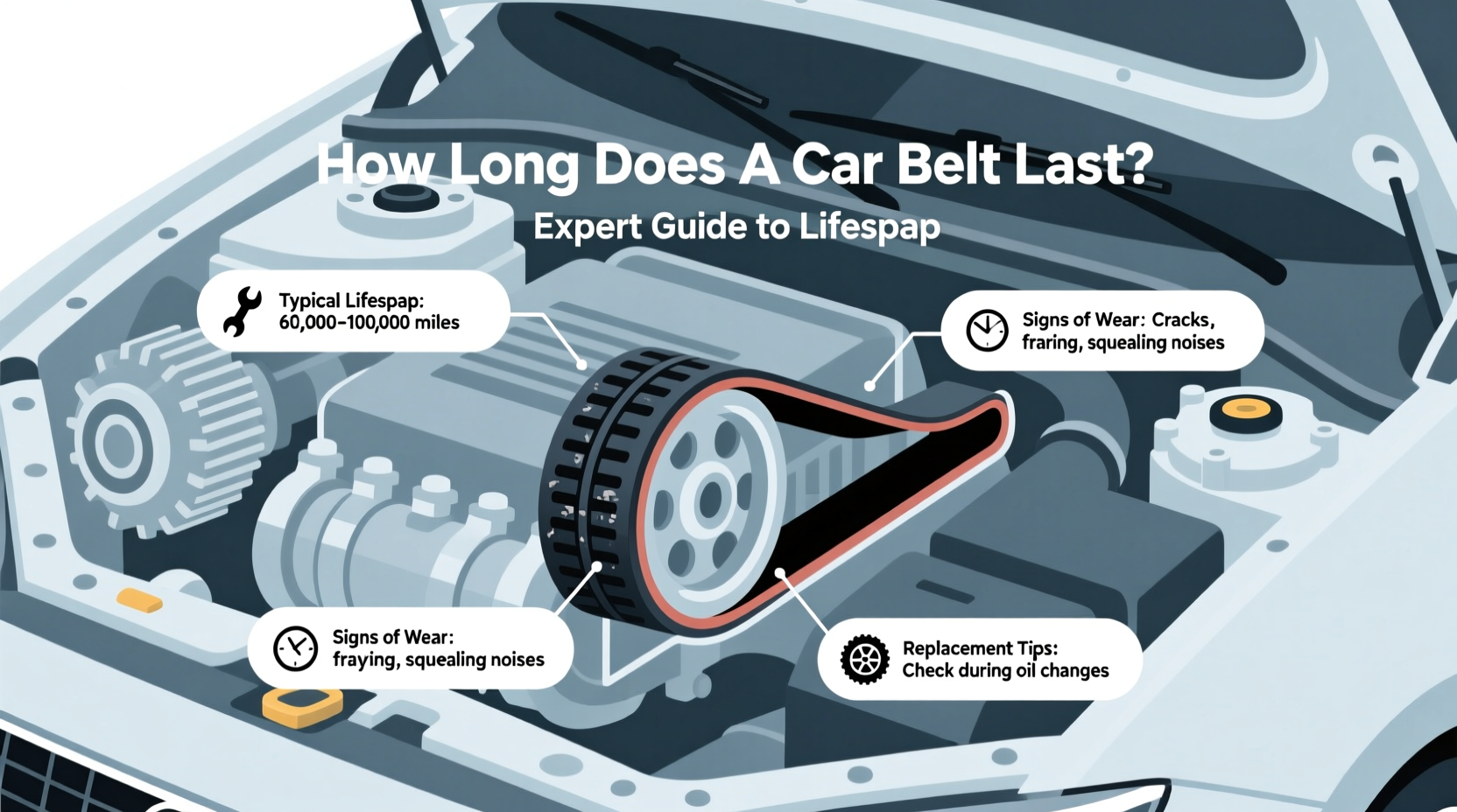 how long does a car belt last
