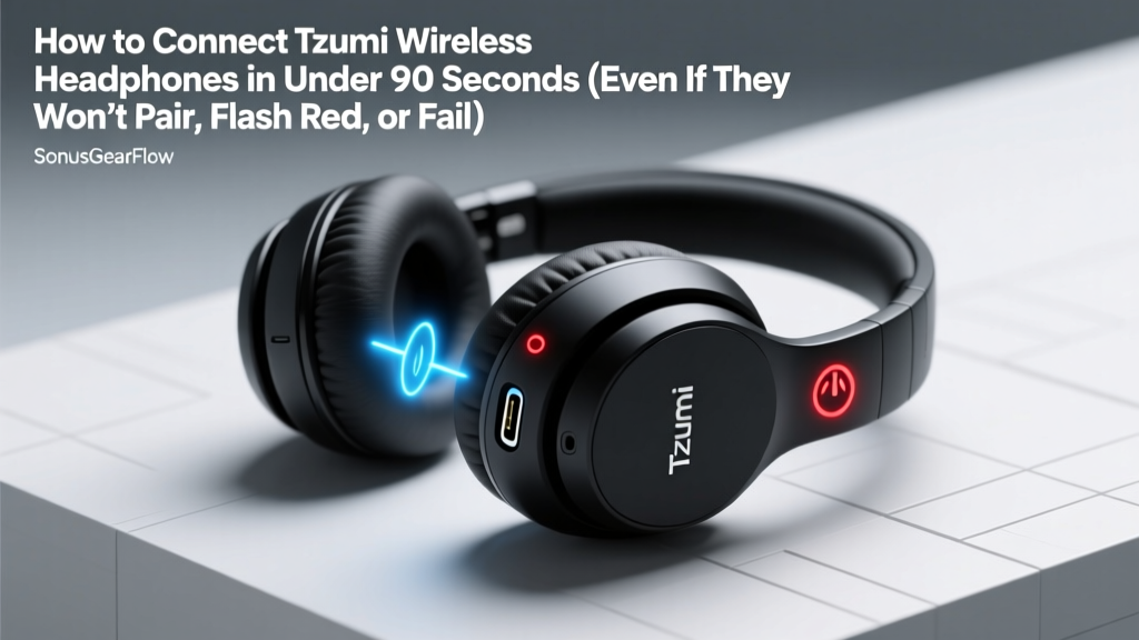 Tzumi Wireless Headphones Not Connecting? Fix Guide