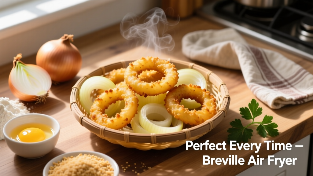 Perfect Breville Air Fryer Onion Rings (Crispy Every Time)