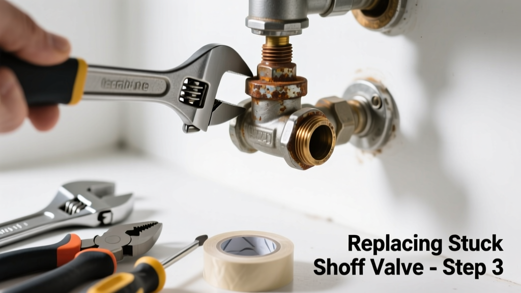Replacing a Stuck Water Main Shutoff Valve Part