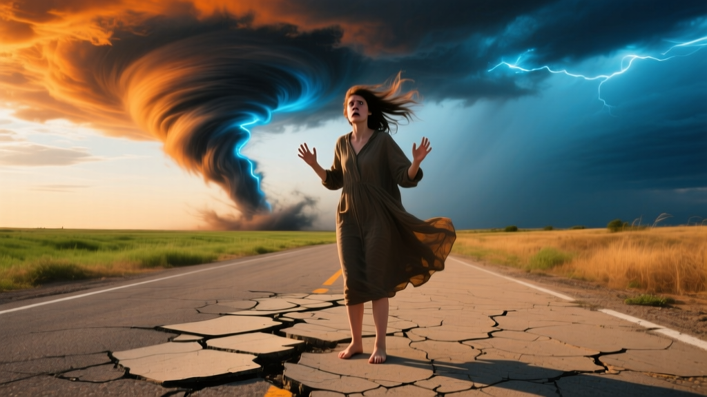 Tornado Feeling Panic: Emotional Dream Meaning