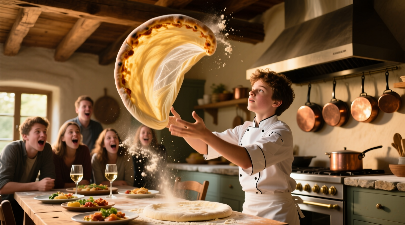 learn to toss pizza dough impress your friends