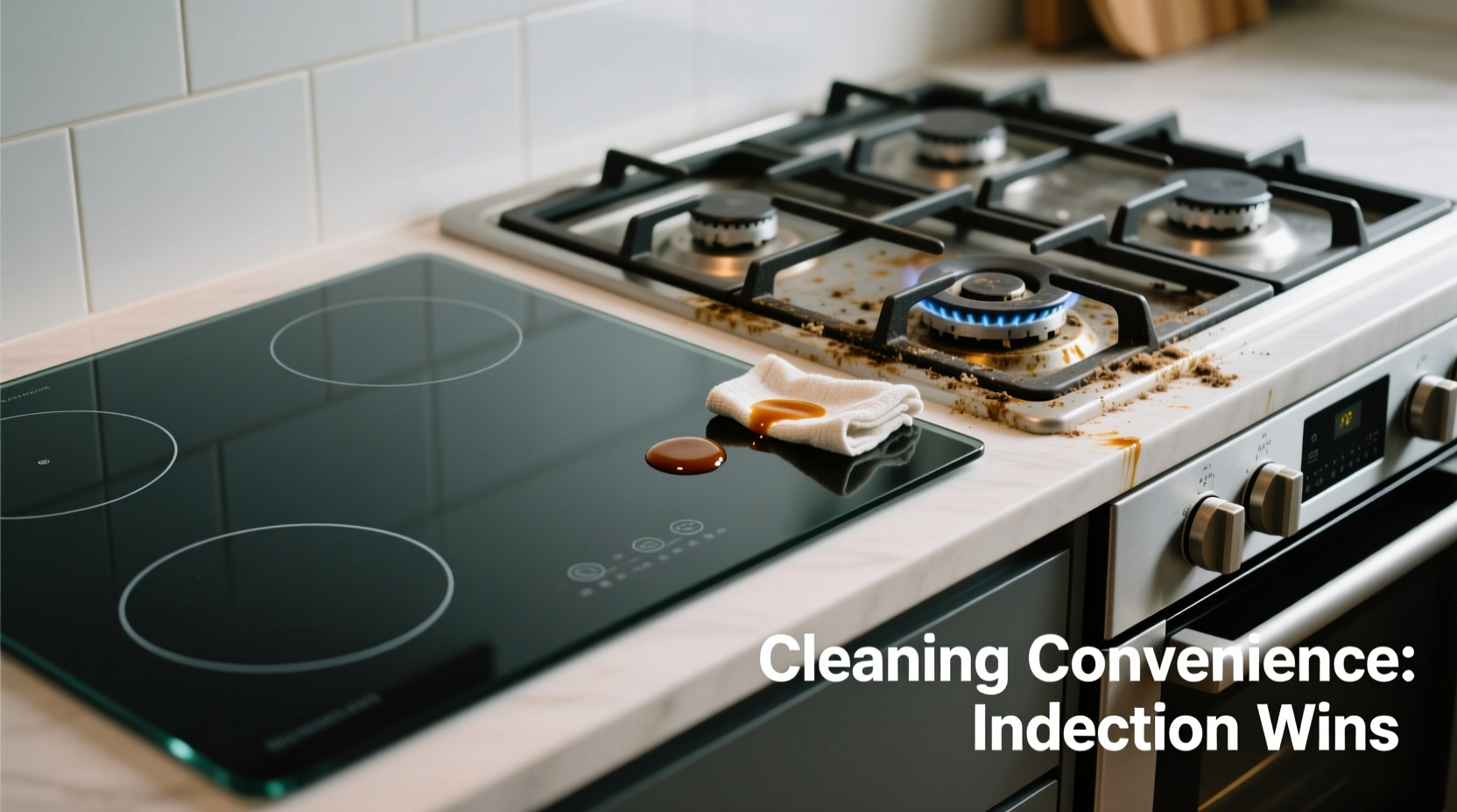 induction cooktop vs gas range is the cleaning convenience worth the learning curve