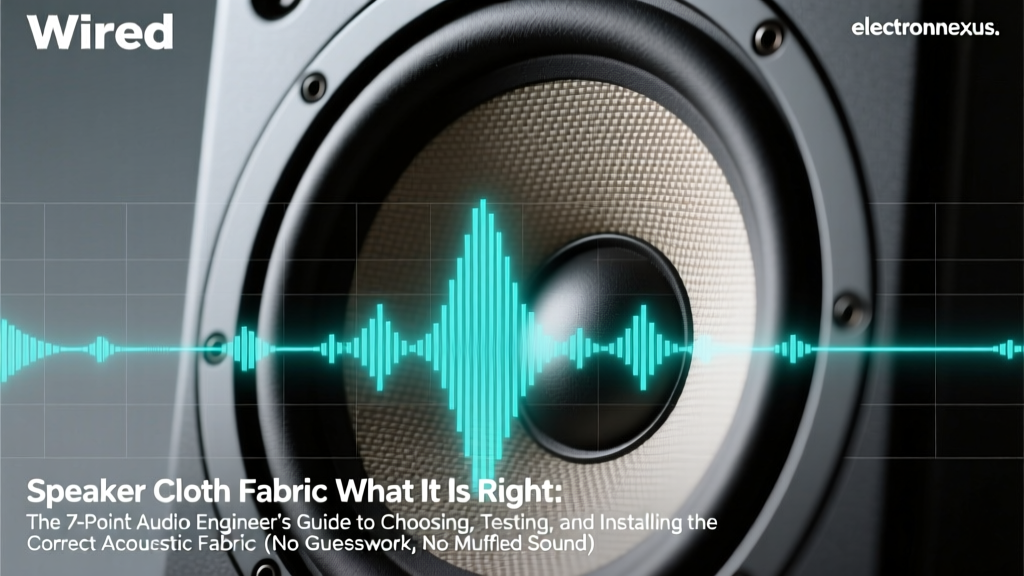 Speaker Cloth Fabric What It Is Right: The 7-Point Audio Engineer’s Guide to Choosing, Testing, and Installing the Correct Acoustic Fabric (No Guesswork, No Muffled Sound)