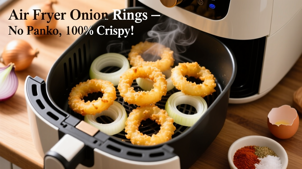 Crispy Air Fryer Onion Rings Without Panko (Tested)