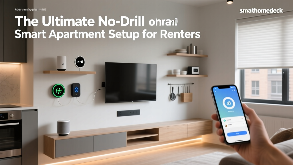 The Ultimate No-Drill Smart Apartment Setup for Renters