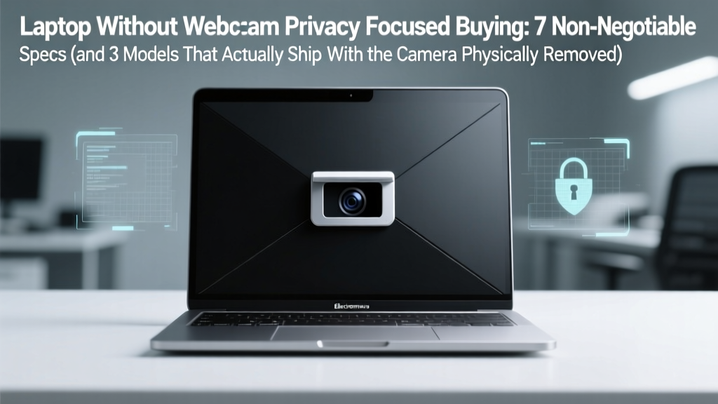 Laptop Without Webcam Privacy Focused Buying: 7 Non-Negotiable Specs (and 3 Models That Actually Ship With the Camera Physically Removed)