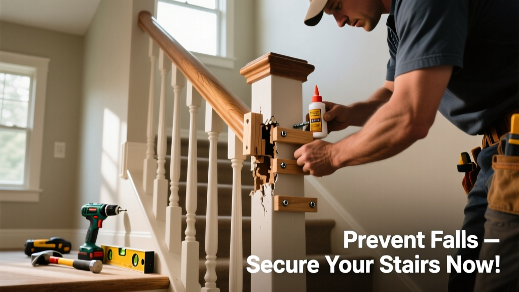 How to Prevent a Loose Banister on Stairs