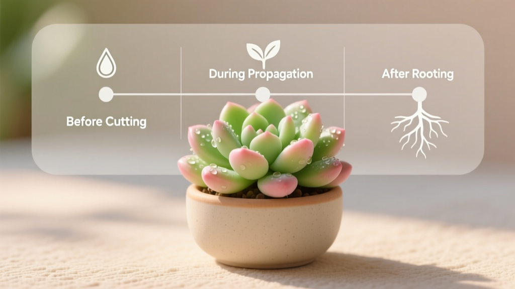 Jelly Bean Plant Watering Schedule for Propagation