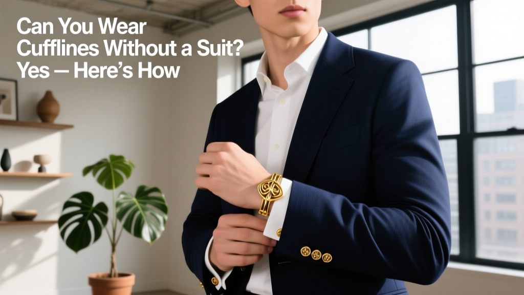 Can You Wear Cufflinks Without a Suit? Yes — Here’s How