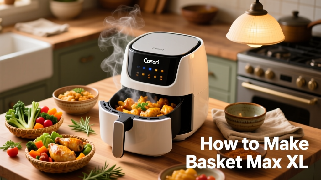 How to Make Basket Max XL in a Cosori Air Fryer