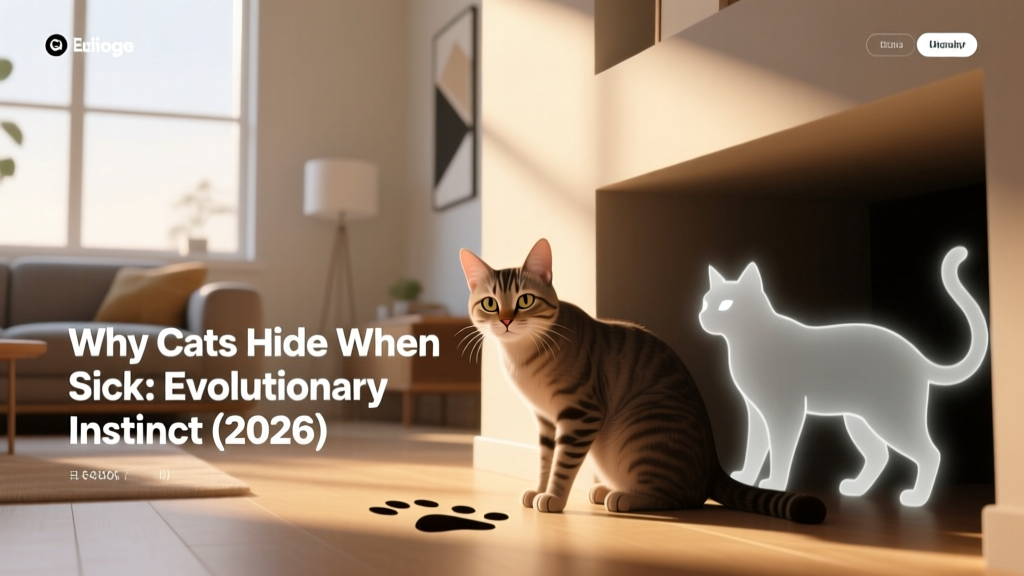 Why Cats Hide When Sick: Evolutionary Instinct (2026)