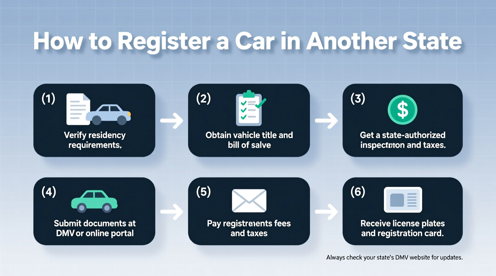 how to register a car in another state
