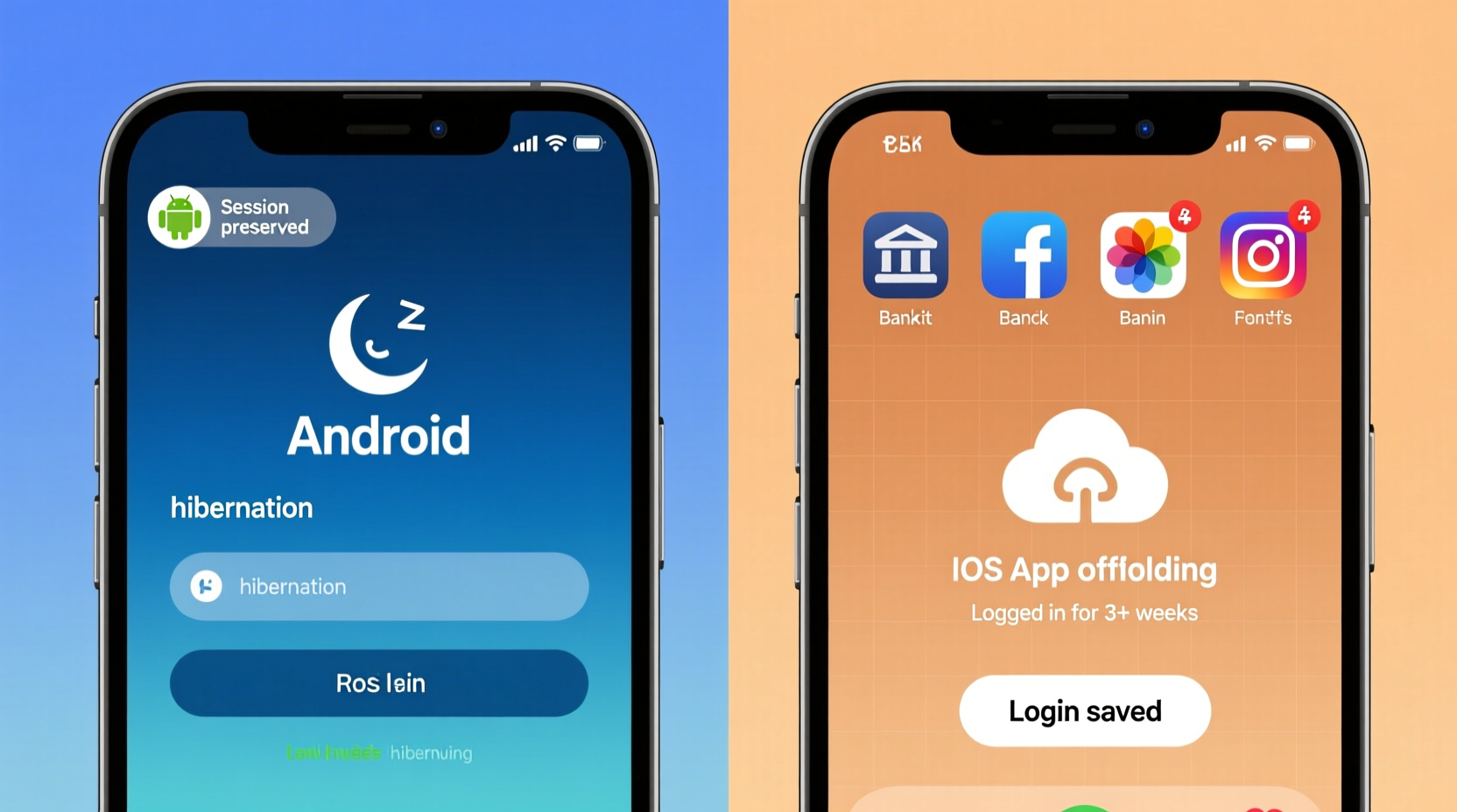 Android Hibernation vs iOS Offloading: Which Keeps You Logged In?
