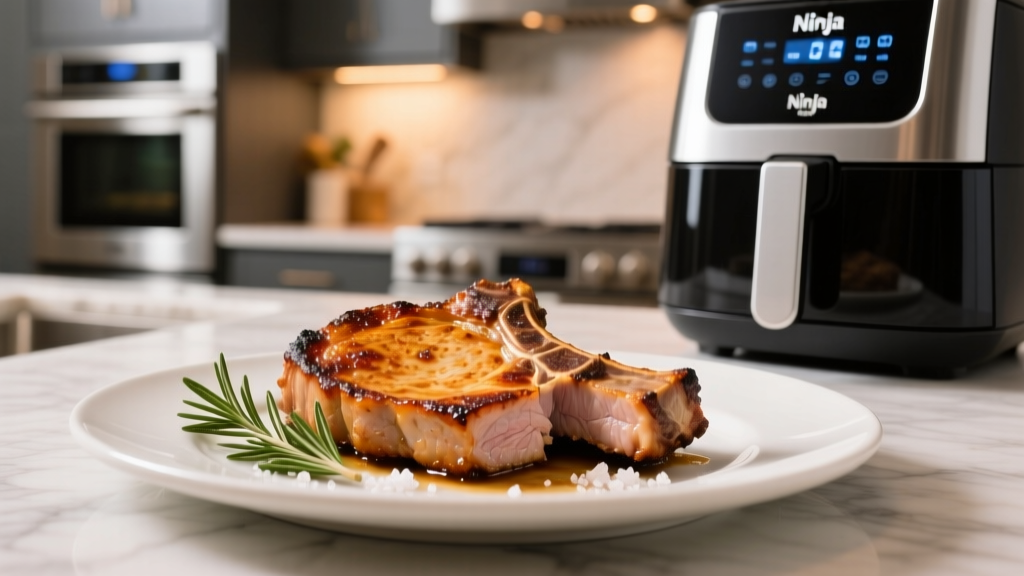 How to Cook Pork Chops in a Ninja Foodi (Crispy & Juicy!)