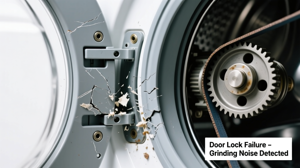 Washer Door Won’t Open & Makes Grinding Noise