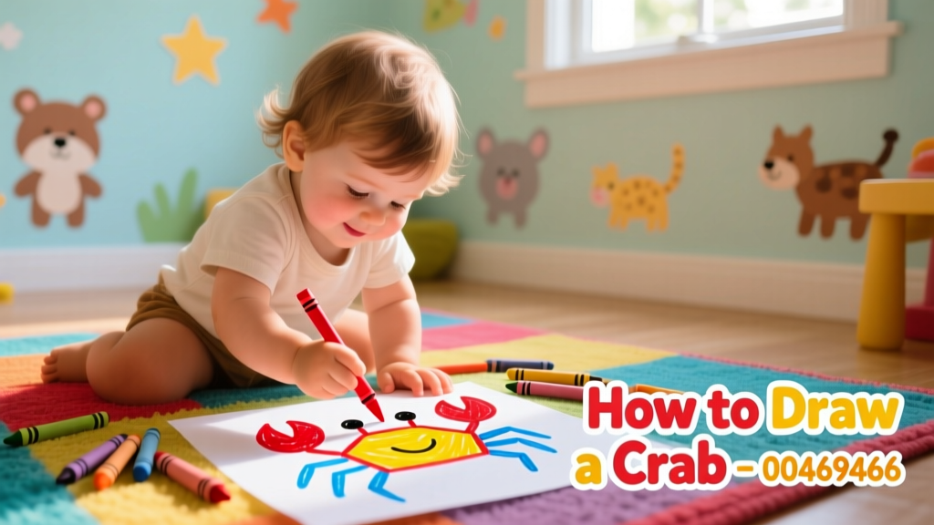 How to Draw a Crab: A Step-by-Step Guide for Toddlers and Early Learners (Ages 2–5)