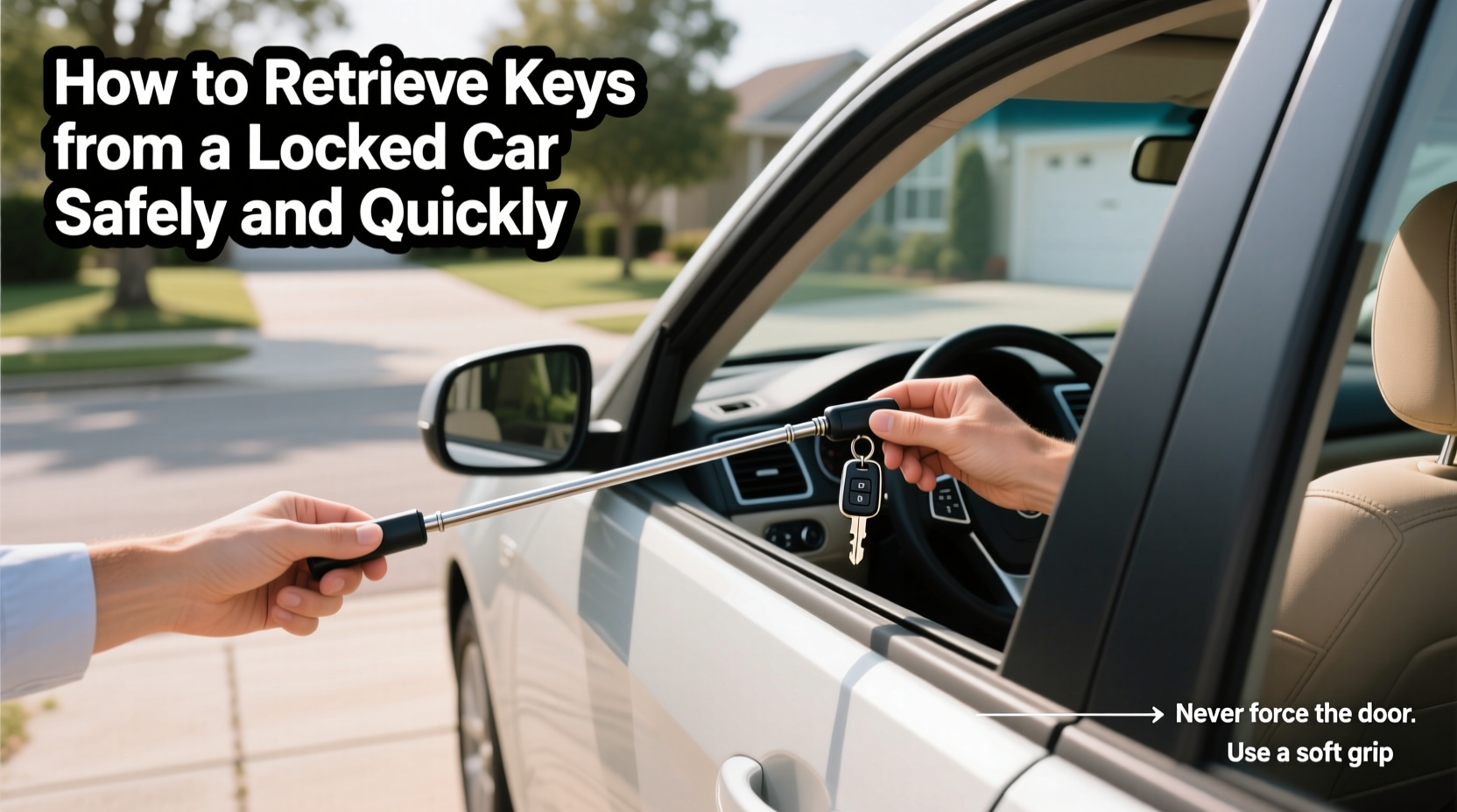 how to get my keys out of my locked car