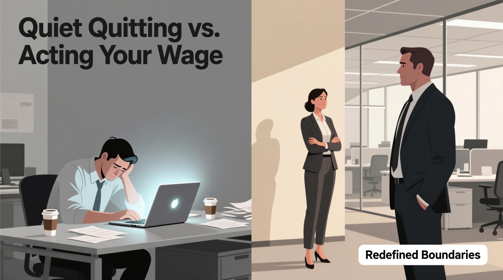 quiet quitting vs acting your wage redefining boundaries in the workplace