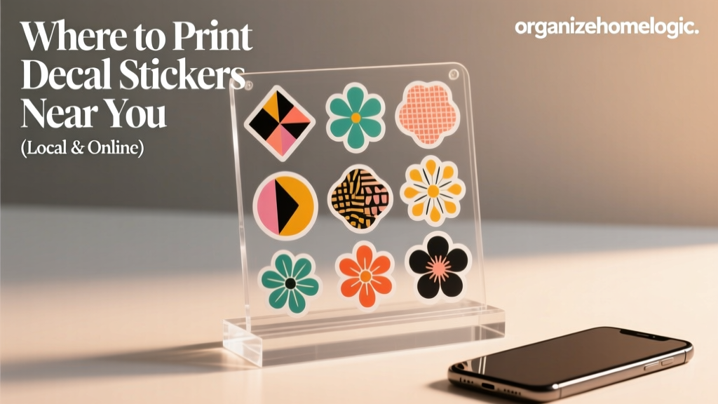 Where to Print Decal Stickers Near You (Local & Online)