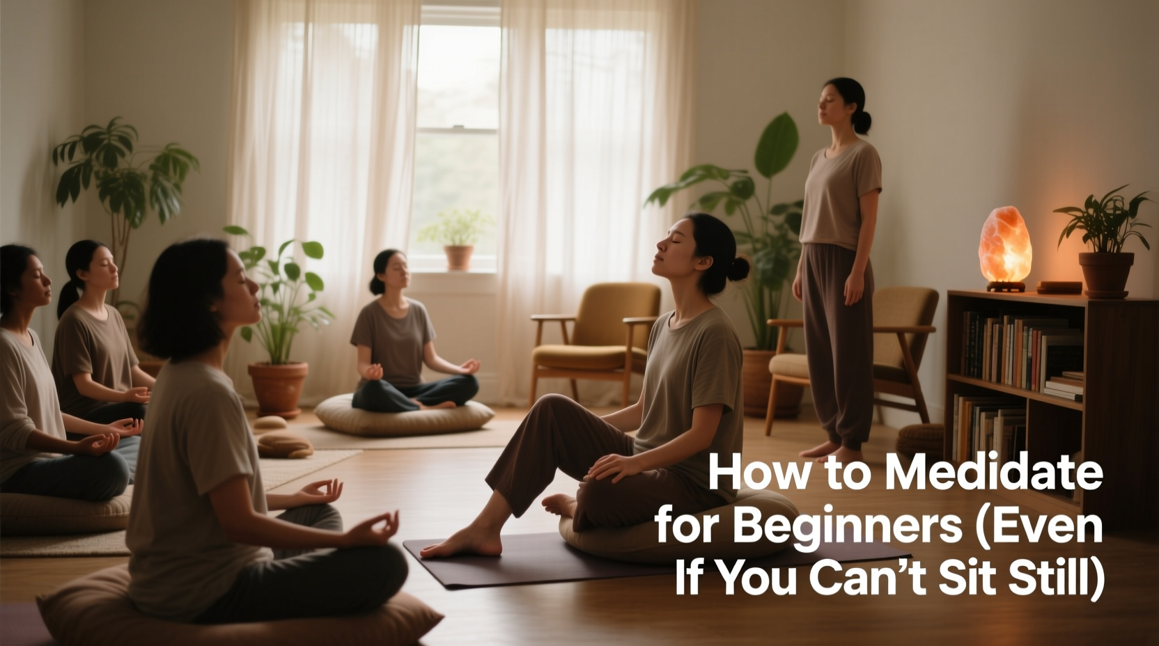 how to meditate for beginners who cannot sit still for five minutes