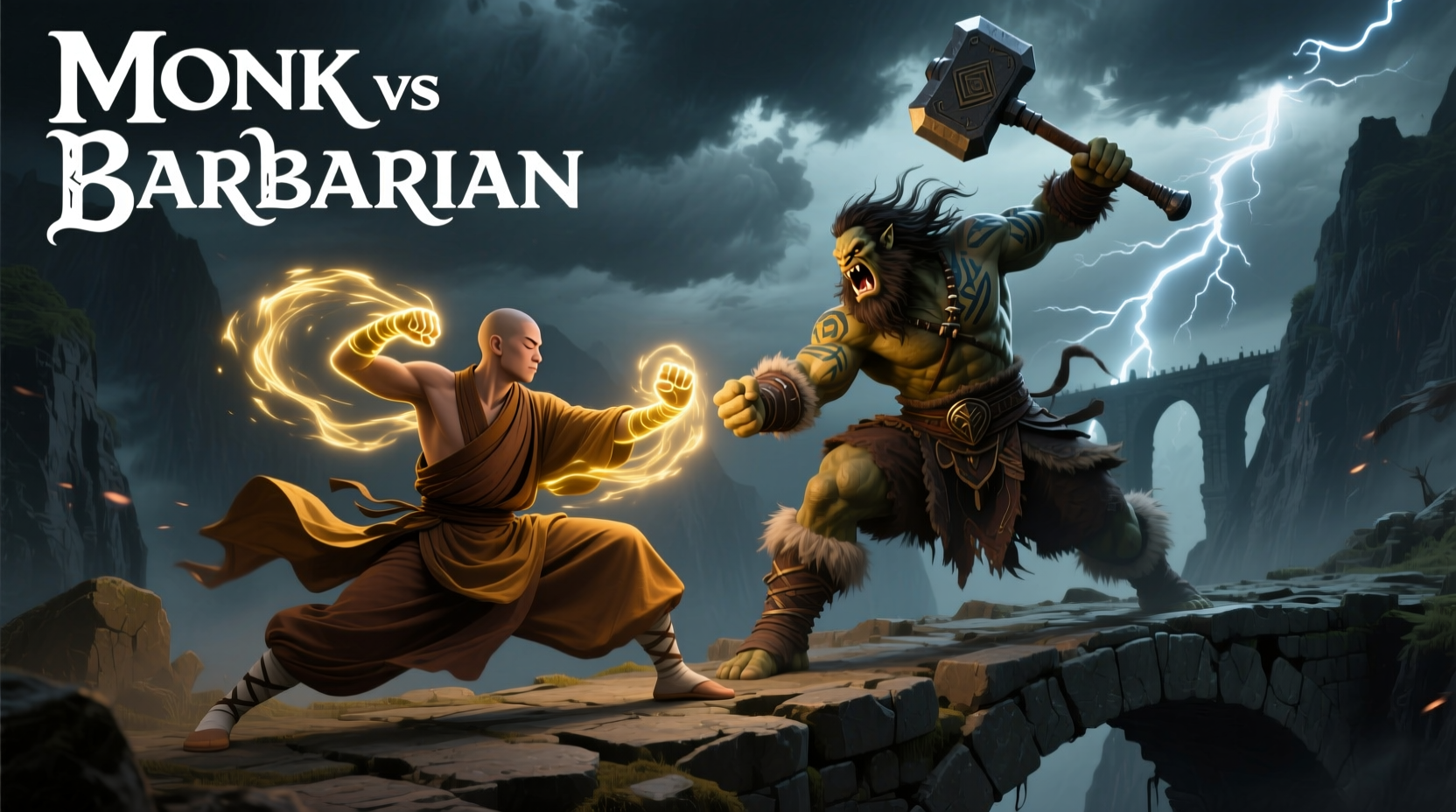 baldurs gate 3 monk vs barbarian which class is more fun for a first run