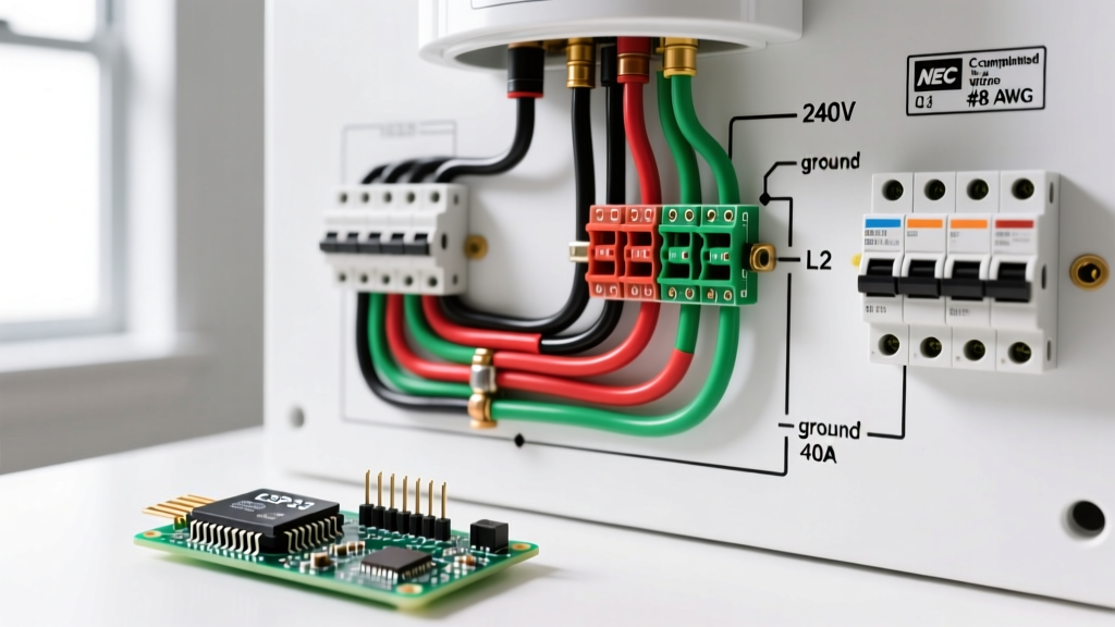 240v Electric Water Heater Wiring Diagram & Breaker Sizing Guide