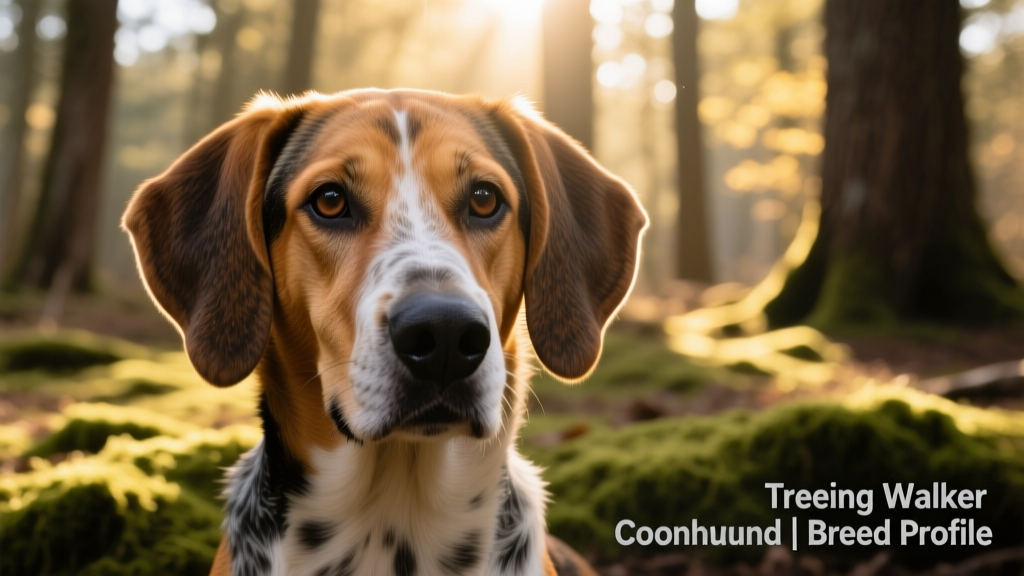 Treeing Walker Coonhound close up