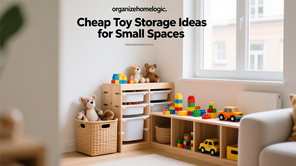 Cheap Toy Storage Ideas for Small Spaces