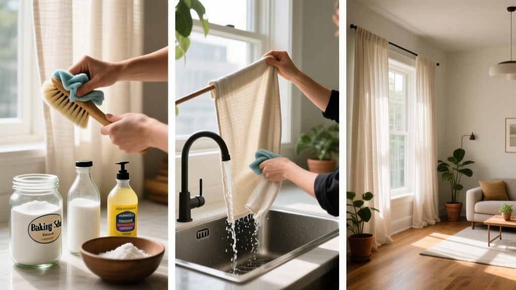 Tested: How To Clean Curtains Without Commercial Products
