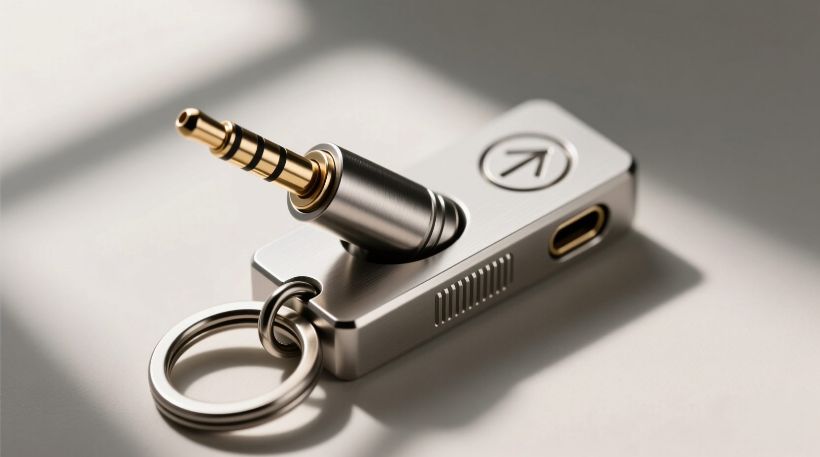 this diy audio jack key holder lets you plug in your ke