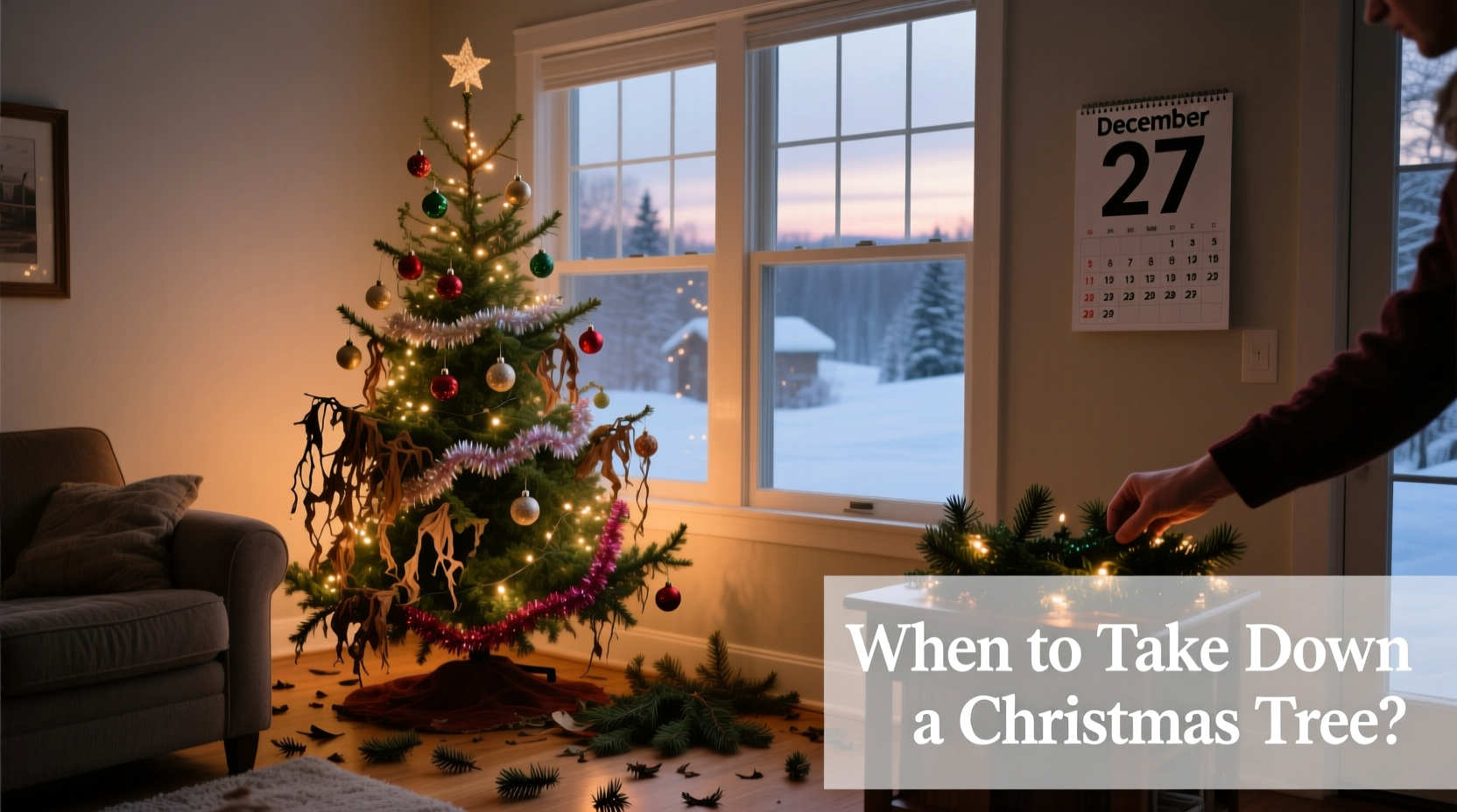 when to take down a christmas tree