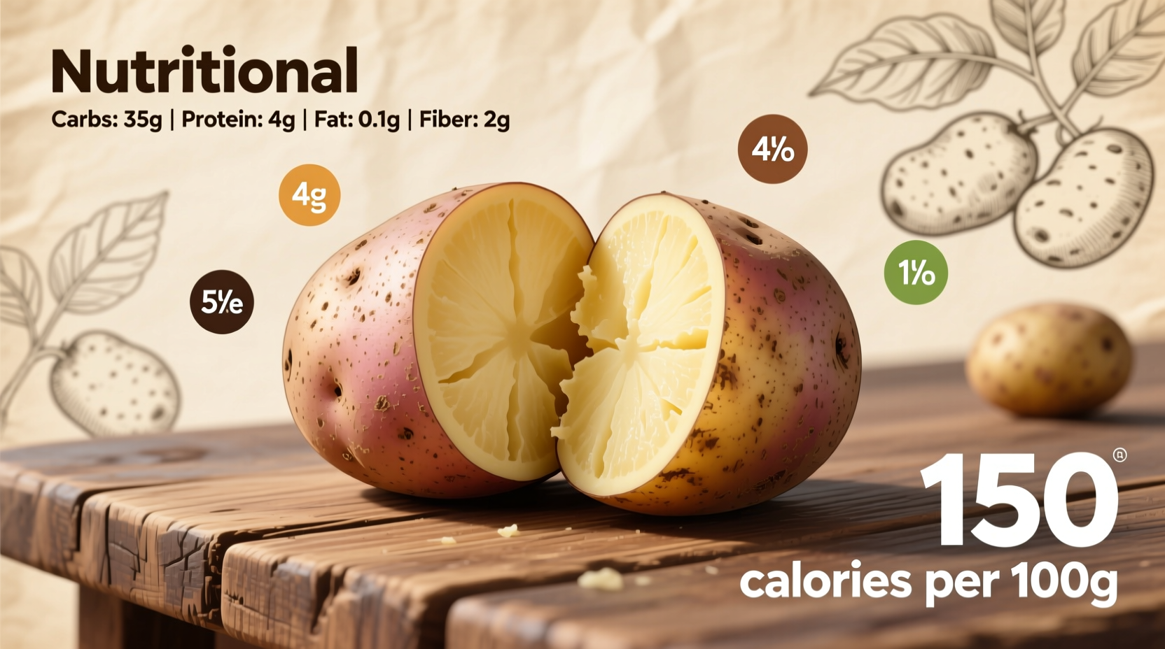 Russet Potato Calories: Exact Count Per Serving (USDA Data)