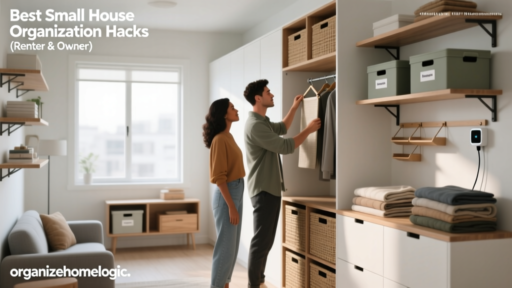 Best Small House Organization Hacks (Renter & Owner)